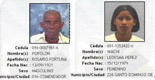 Cedulas Dominicanas - 01