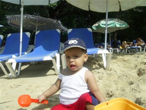 MANNY EN LA PLAYA